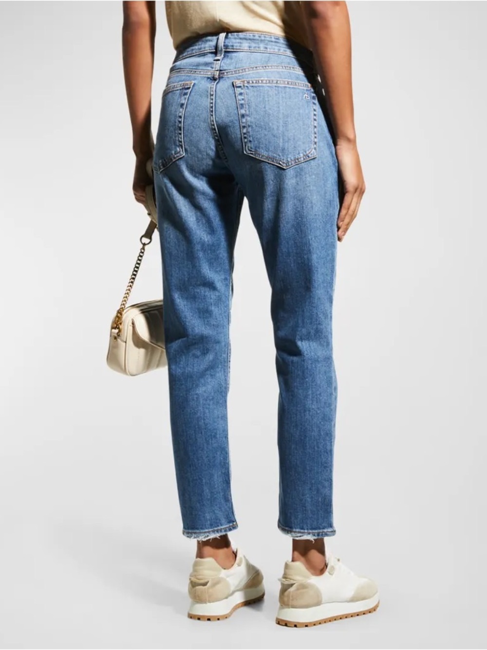 Women’s Rag & Bone Dre Low-Rise Slim Boyfriend Jeans Size 27 Retails: $235 - Picture 3 of 6